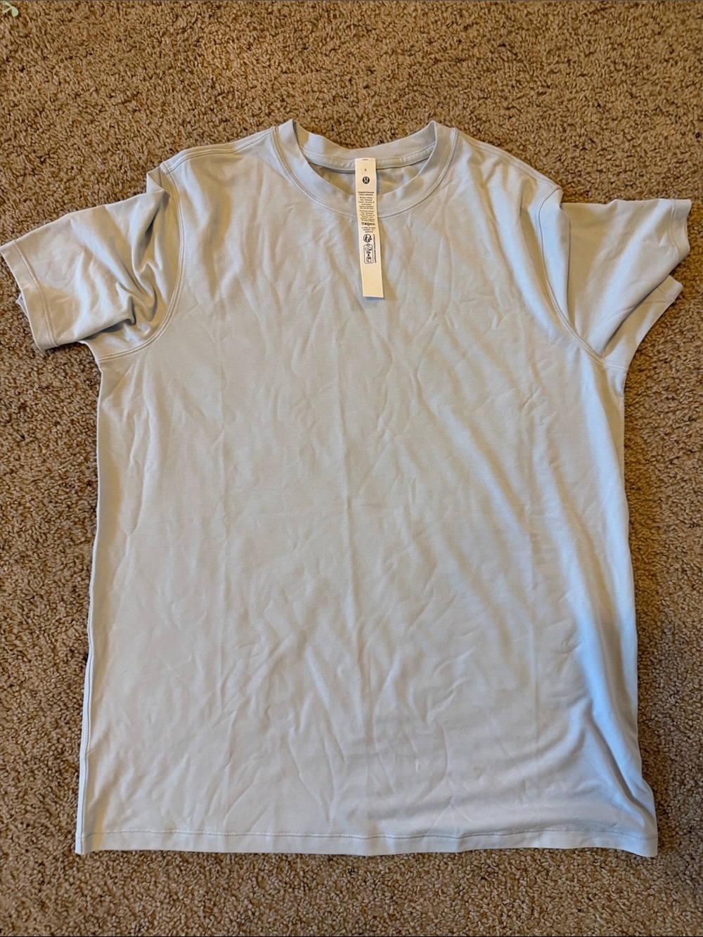 Lululemon Light Blue Crew Neck Women’s T-Shirt